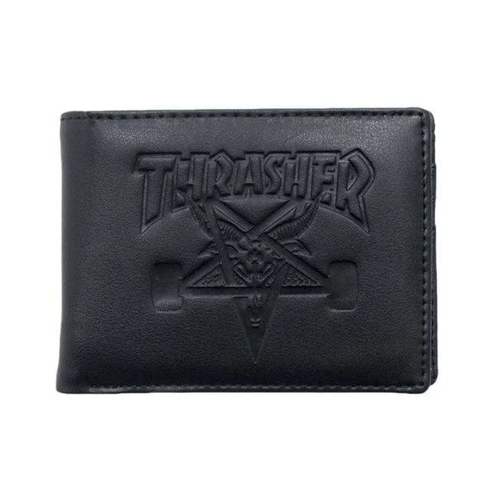 Billetera Thrasher Cuero Negro