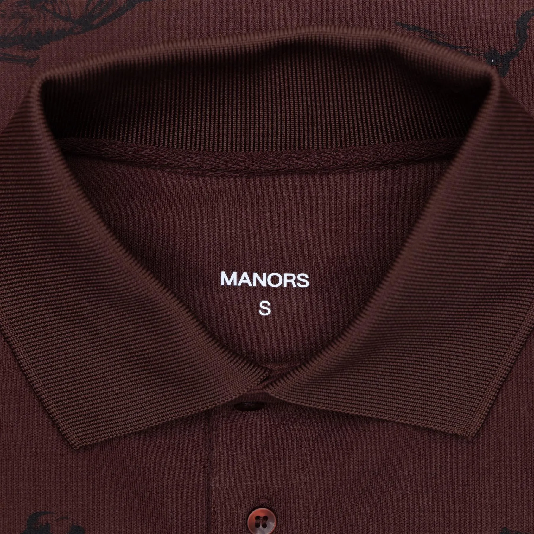 Birdie LS Cotton Pique Polo Brown - AW23