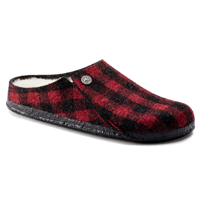 Birkenstock Zermatt Shearling (Women's) - Plaid Red