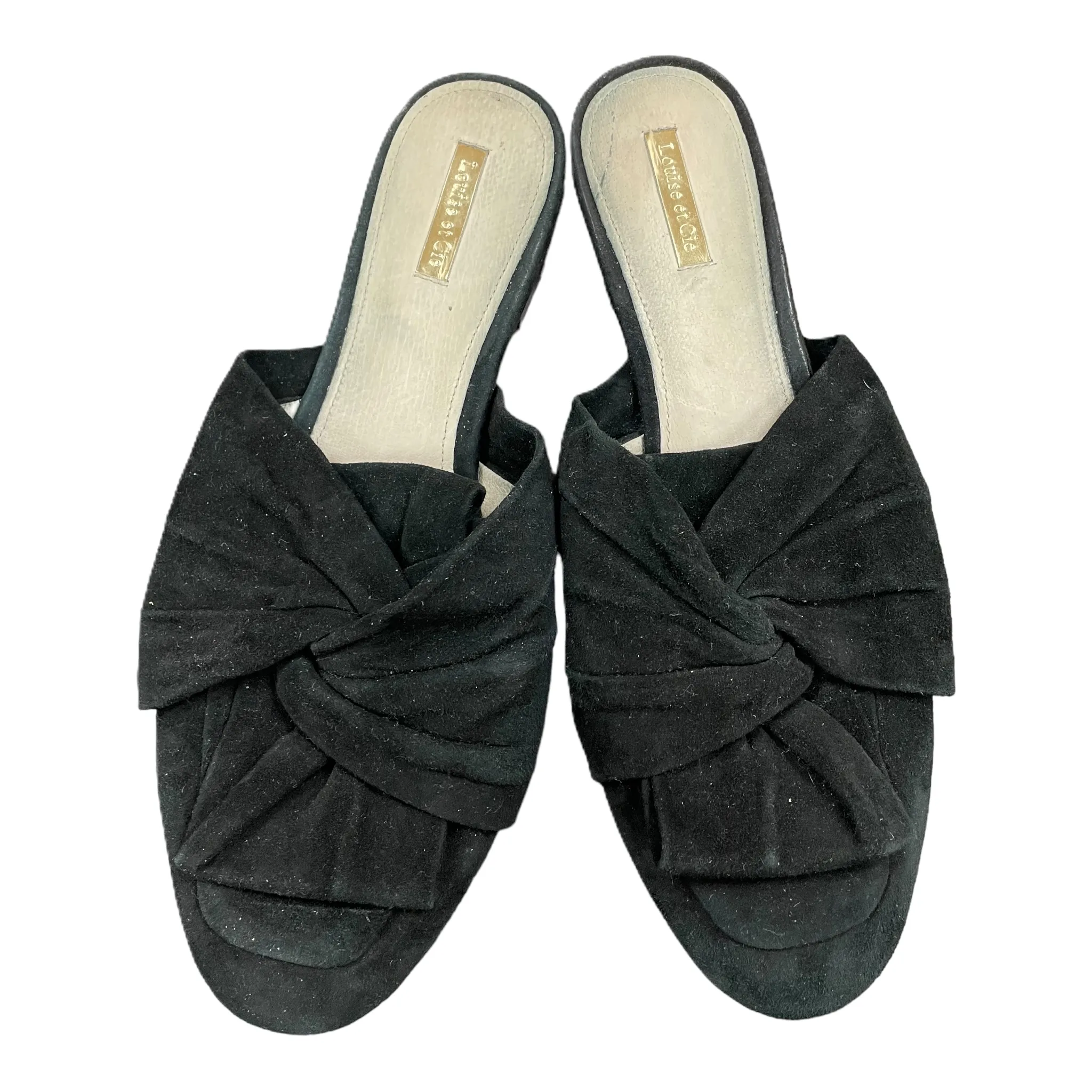 Black Shoes Flats By Louise Et Cie, Size: 11