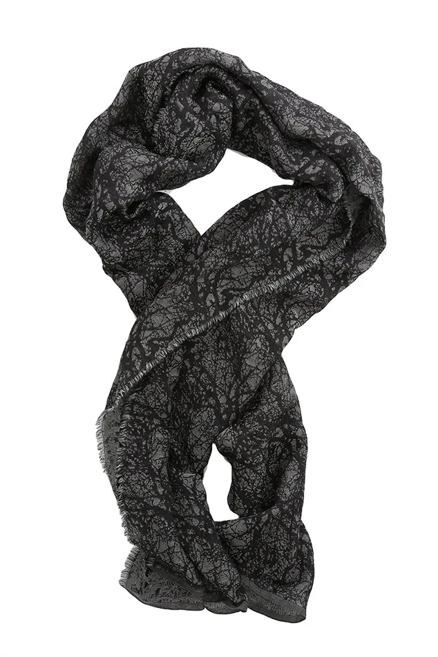 Black Traits Blow Up Scarf