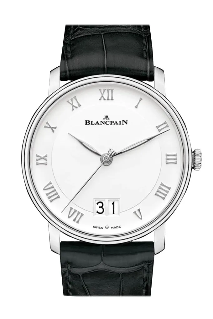 Blancpain Grande Date White Dial Automatic Men's Watch 6669-1127-55B