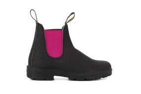 Blundstone 2208 Black Fuchsia Slip On Chelsea Boots