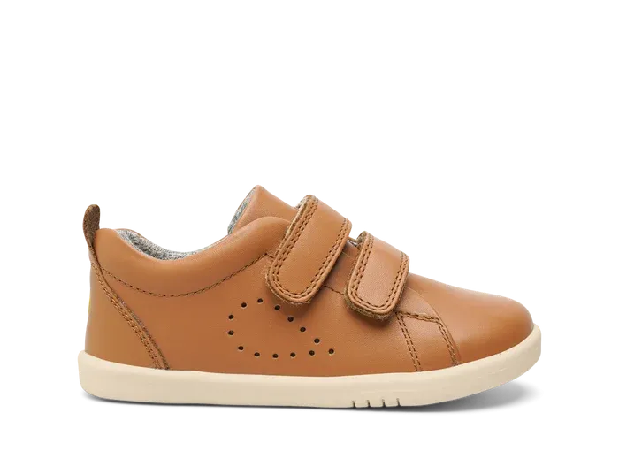 Bobux Iwalk Grass Court Shoe - Caramel