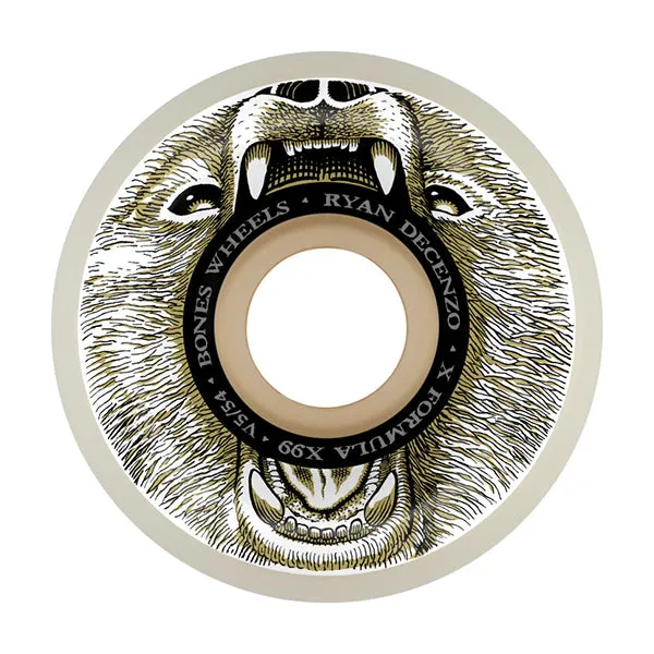 BONES X-FORMULA DECENZO BEAR GRILLS 99A 54mm White