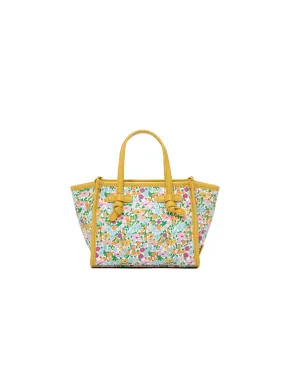 Borsa a Mano Limited Edition con Stampa Floreale Giallo/Multi