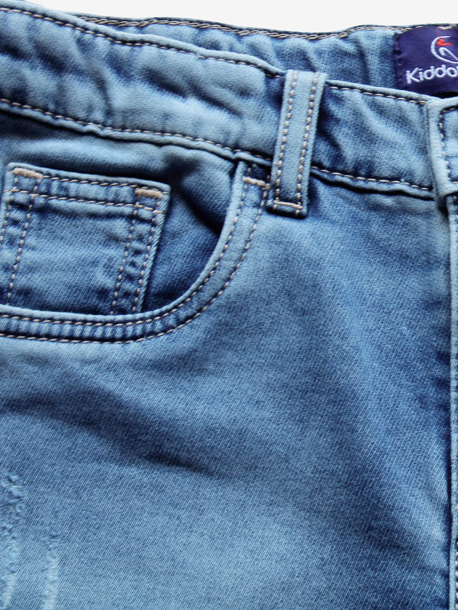 Boy's Fashion Denim Rollup Shorts