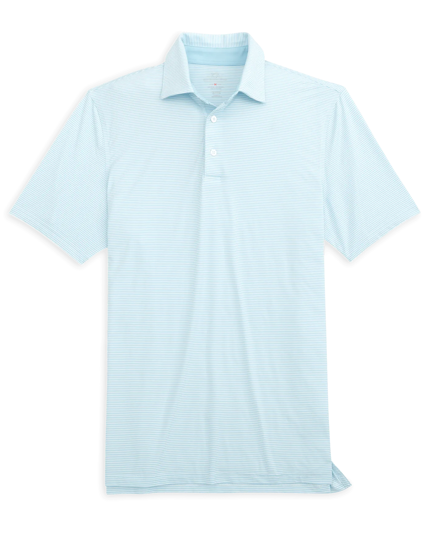 brrr°-eeze Meadowbrook Stripe Polo- Clearwater Blue