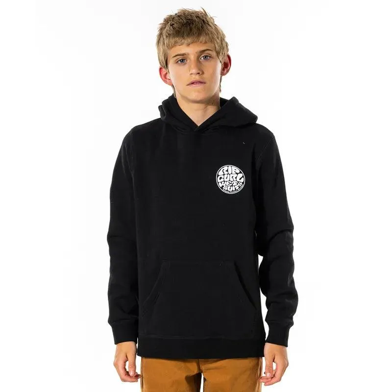 Buzo Rip Curl Logo Wettie Niño Negro