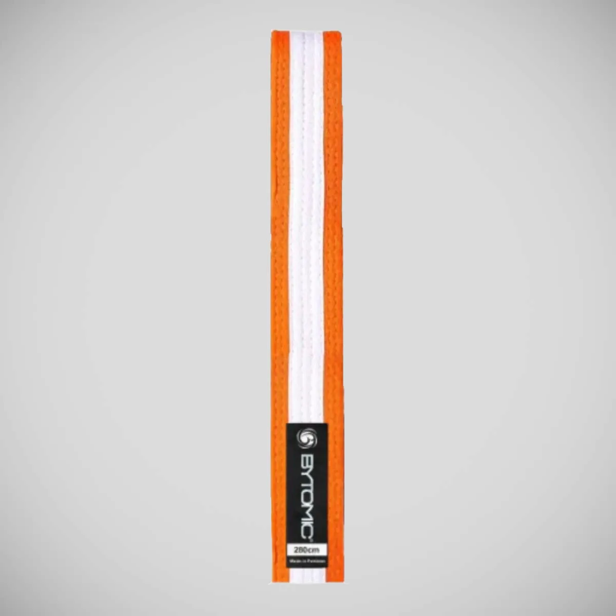 Bytomic Martial Arts Belt Orange/White Stripe