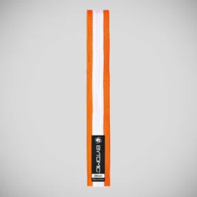 Bytomic Martial Arts Belt Orange/White Stripe