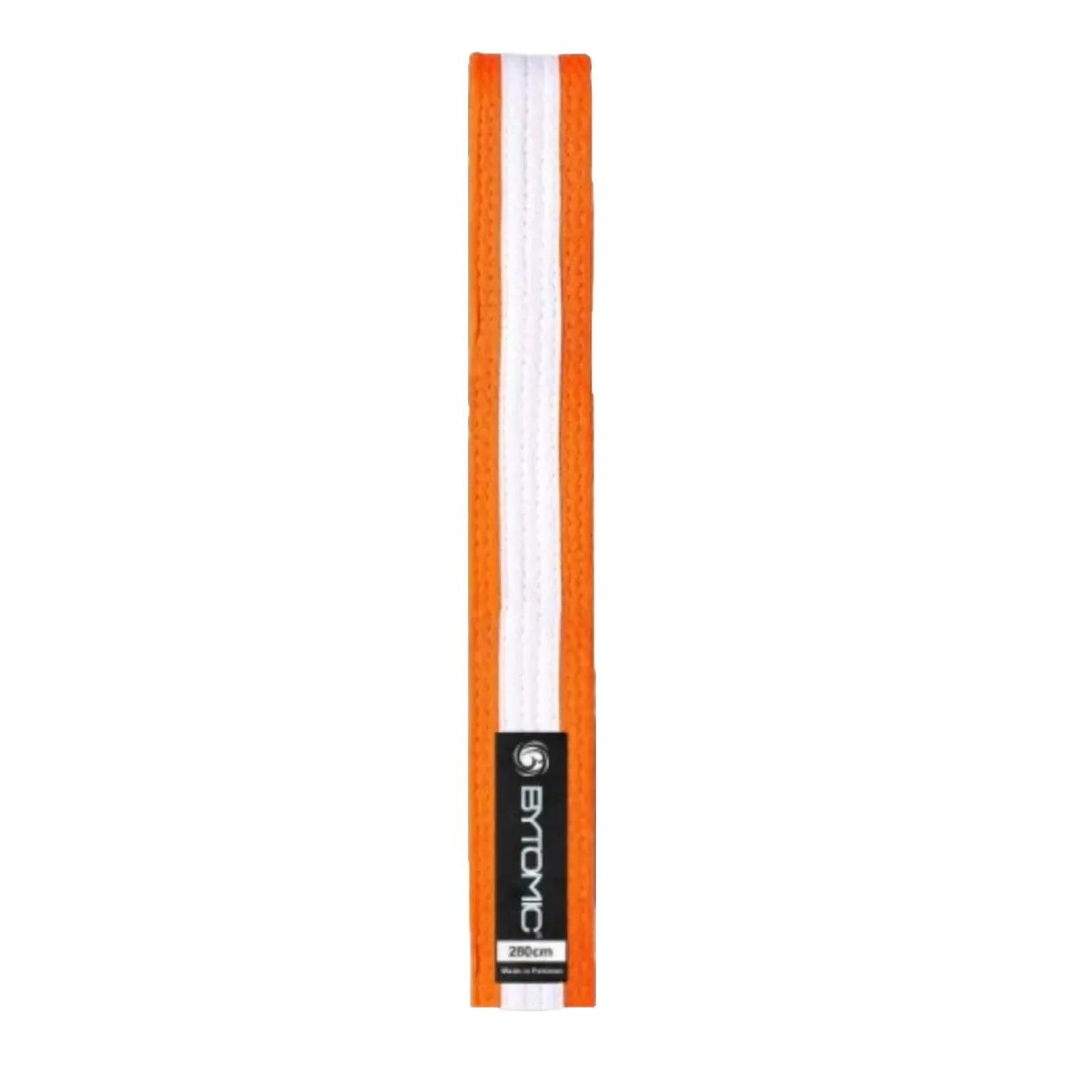 Bytomic Martial Arts Belt Orange/White Stripe