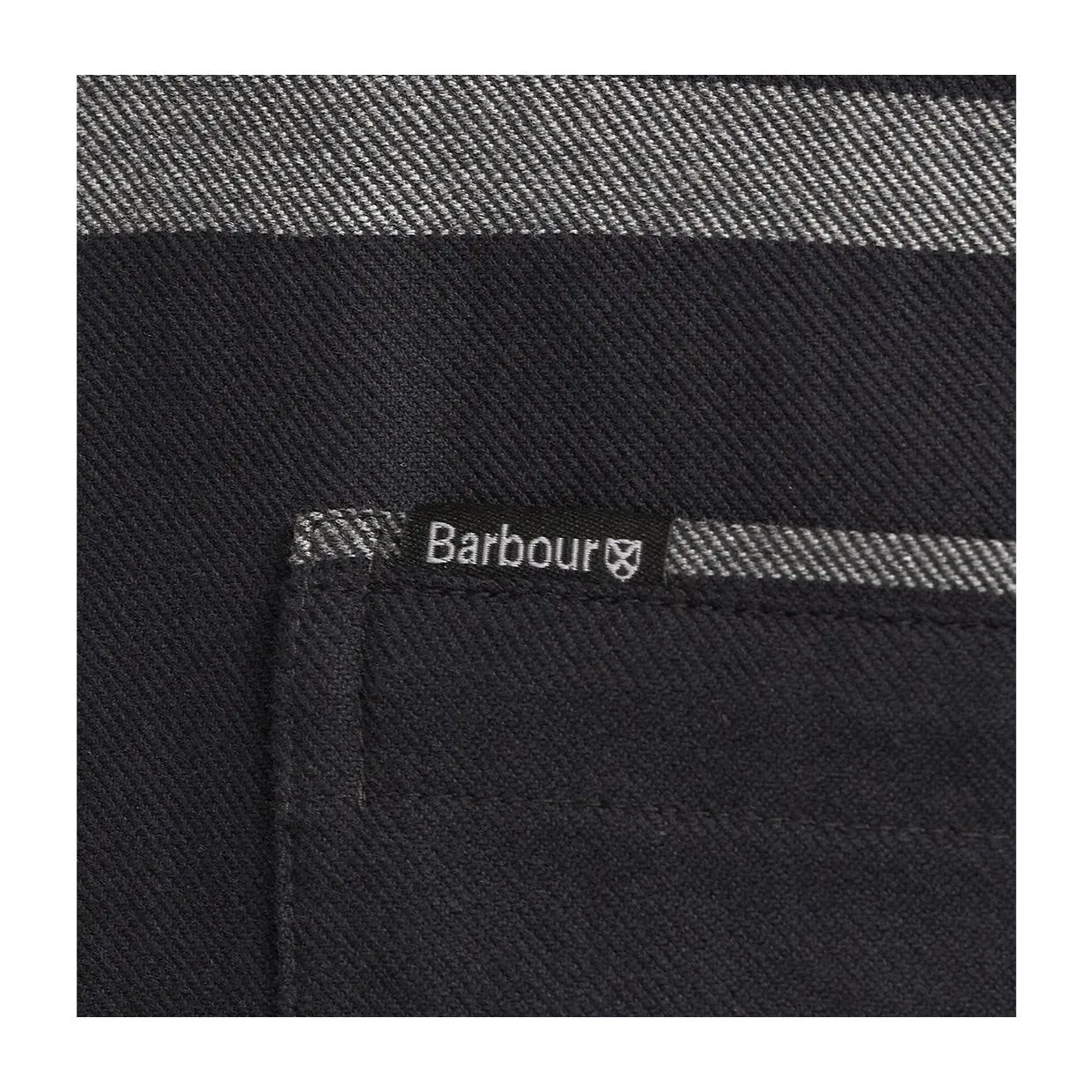 Camicia Barbour Dunoon Tailored Shirt Grigio