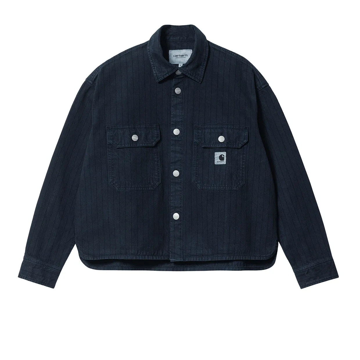 Camicia Carhartt WIP  W' L/S Trade Blu / Nero