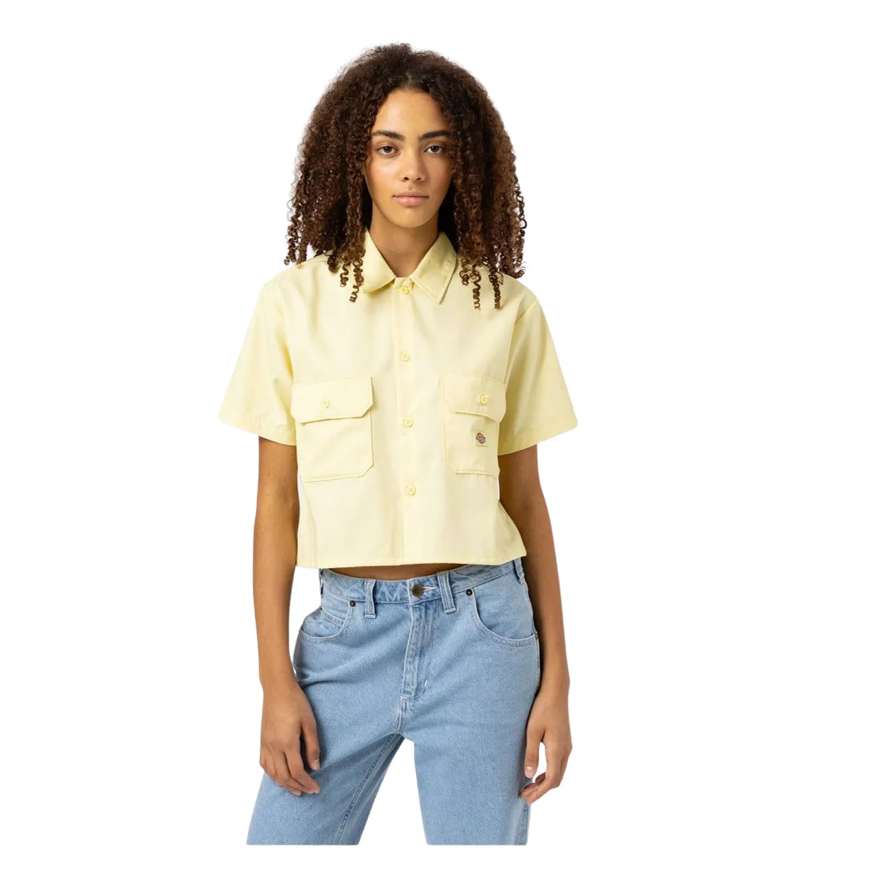 Camicia Donna Dickies Workshirt Giallo