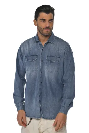 Camicia in denim regular Park C001 SS22