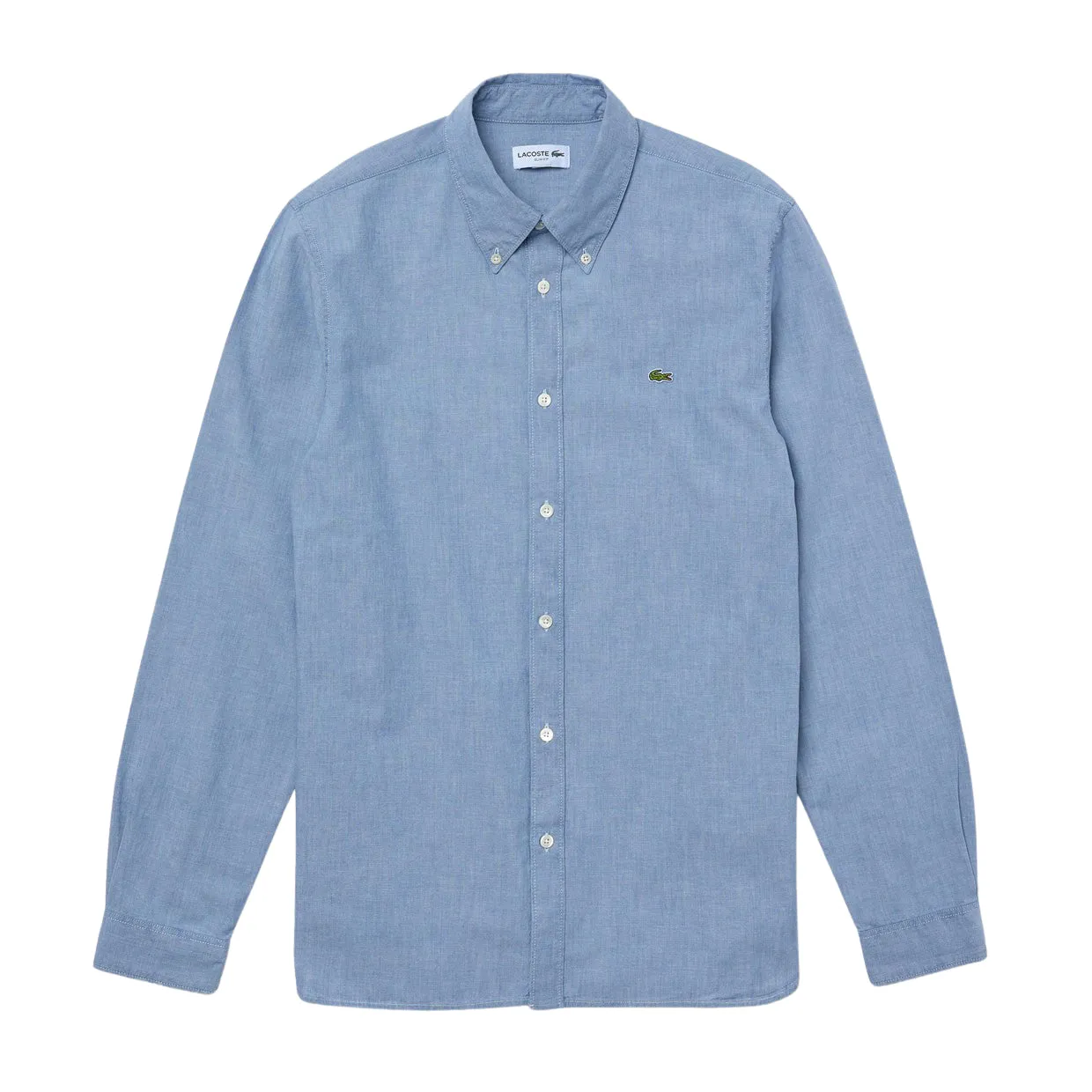 Camicia Lacoste Chambray Slim Fit Blu / Azzurro (UEX)