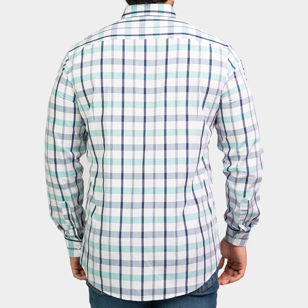 Camisa Manga Larga Casual Para Hombre