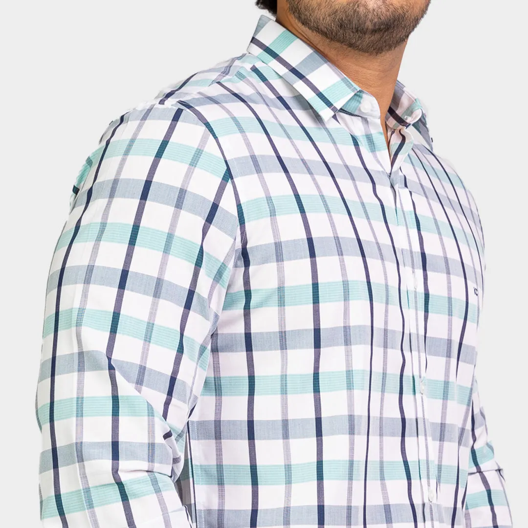 Camisa Manga Larga Casual Para Hombre