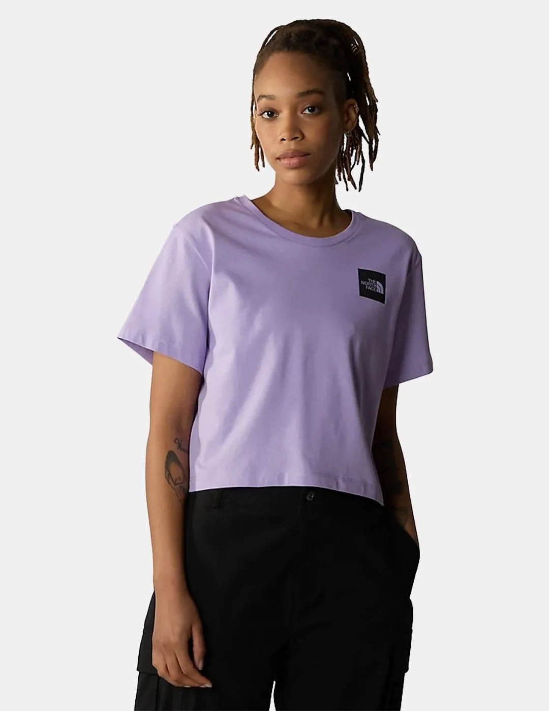 Camiseta The North Face Cropped Fine Lilac