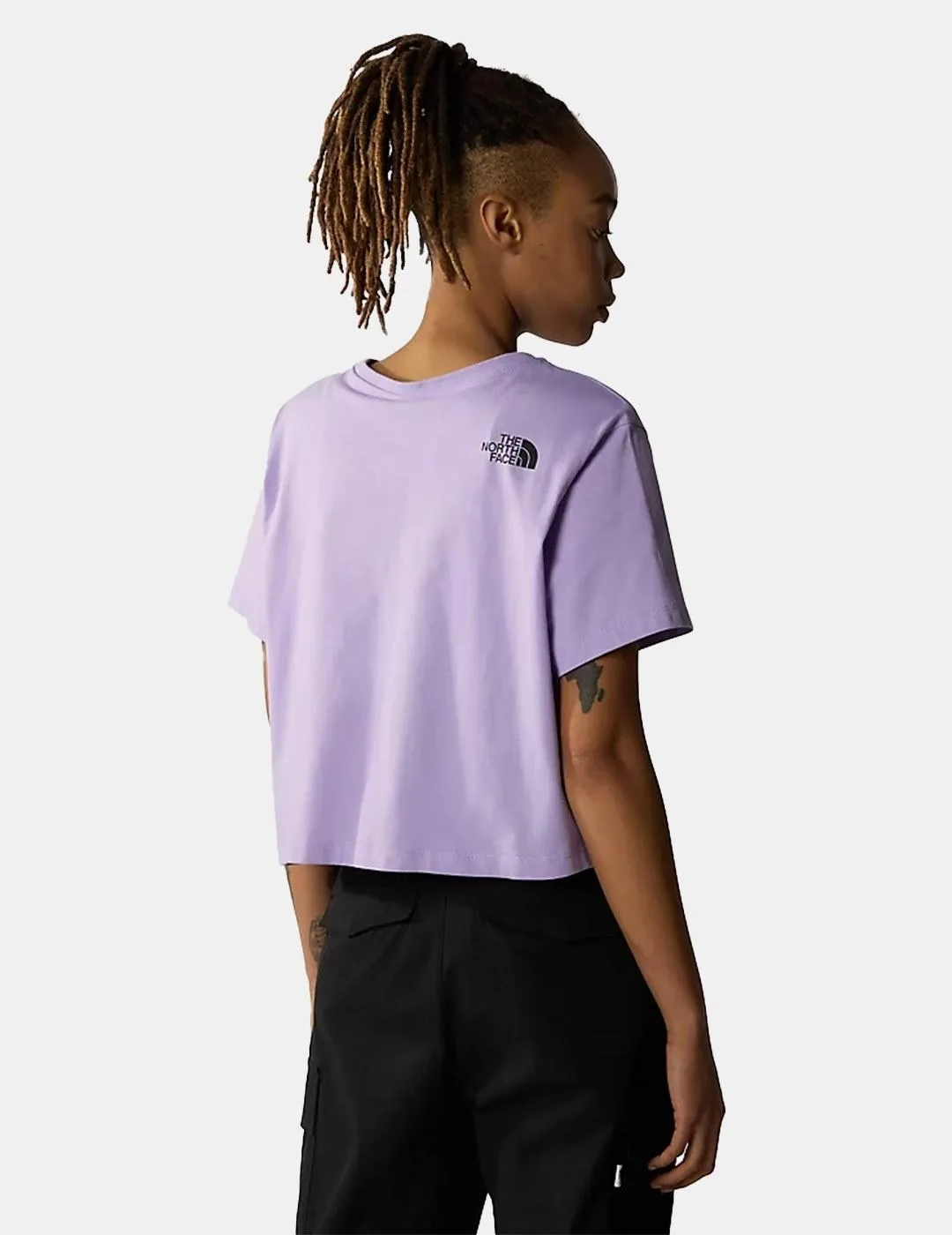 Camiseta The North Face Cropped Fine Lilac