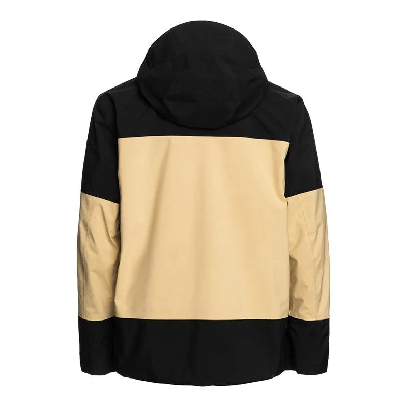 Campera Quiksilver Snow Forever Gore Tex Negro Beige