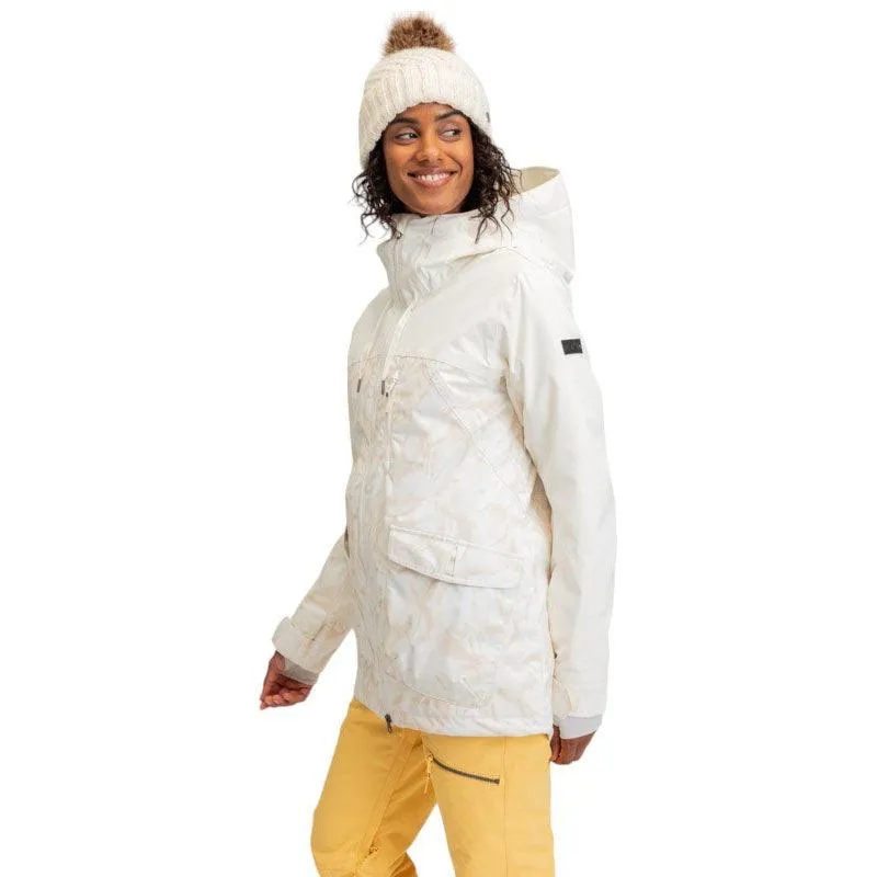 Campera Roxy Snow Stated Blanco