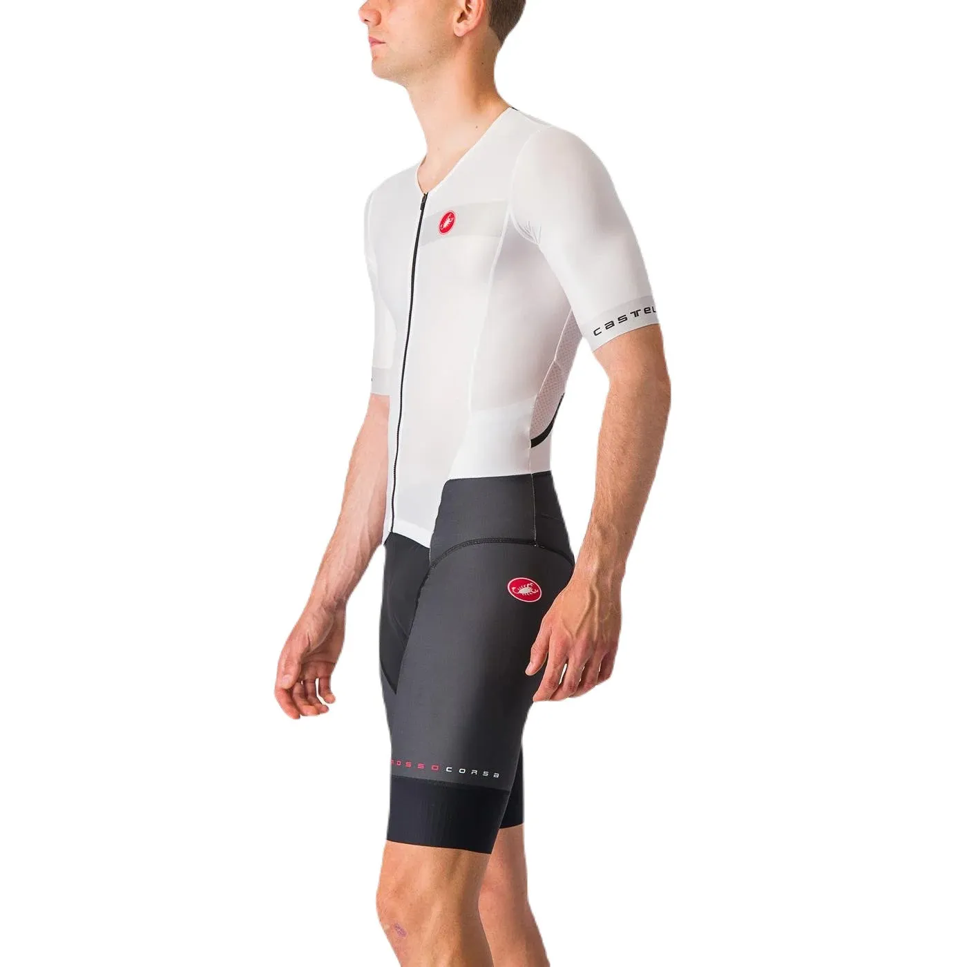 Castelli | San Remo 2 | Trisuit | Short Sleeve | Heren | White / Black