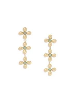 Charlotte Earrings | Amazonite