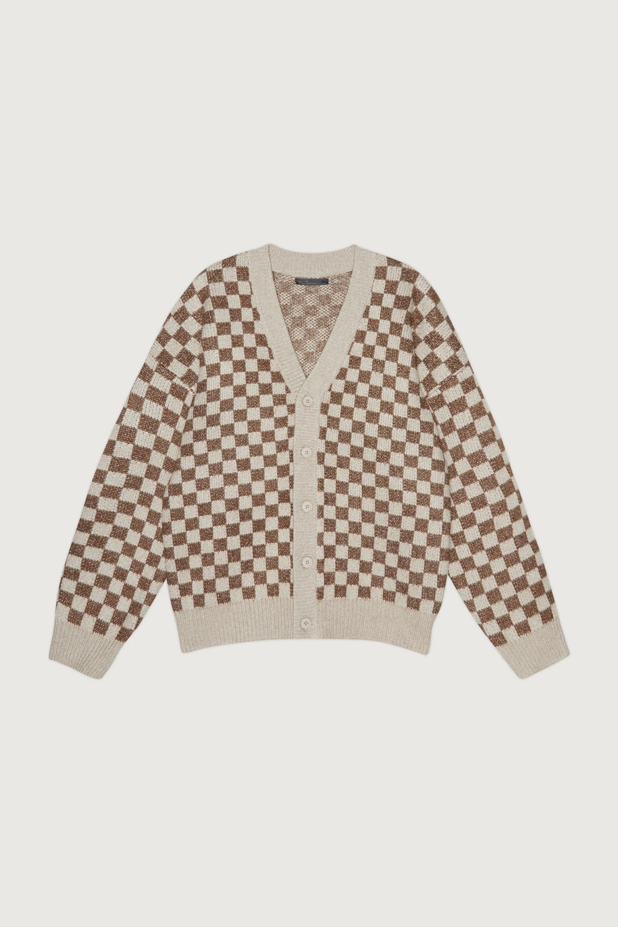 CHECKERED CARDIGAN