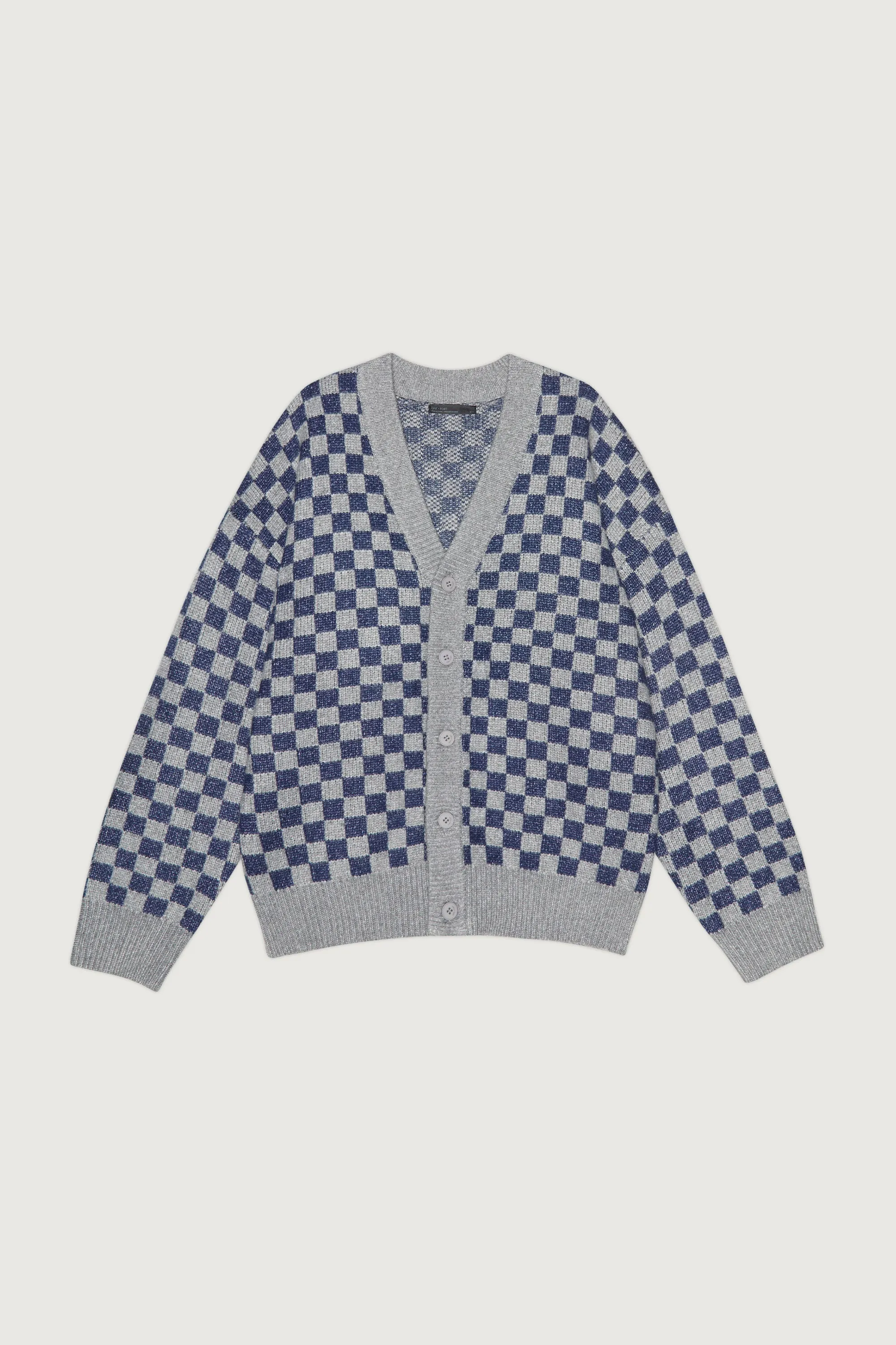 CHECKERED CARDIGAN