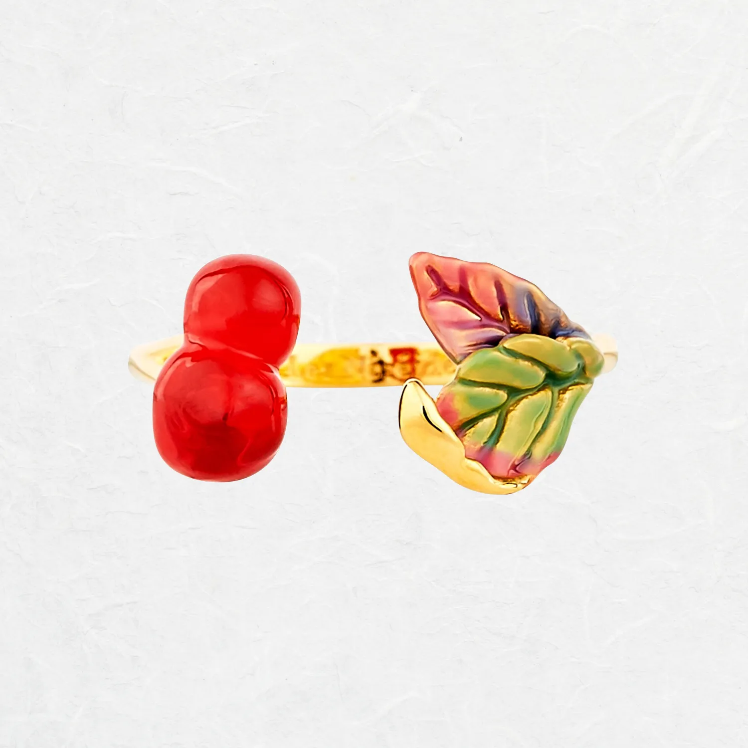 Cherry Adjustable Ring