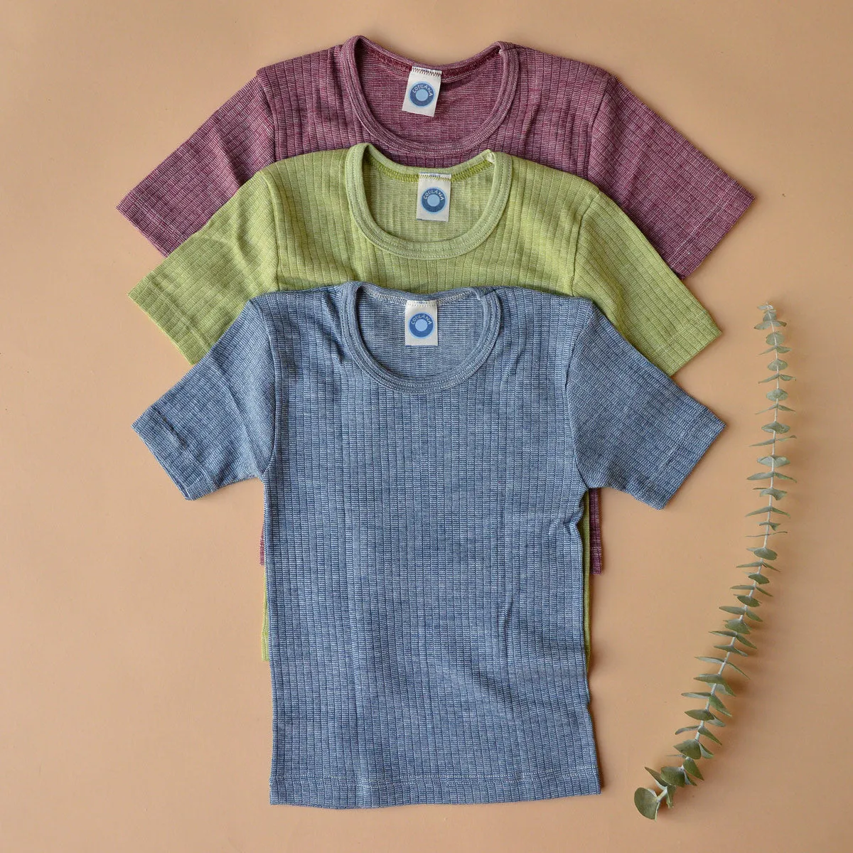 Child's T-Shirt - Organic Cotton/Merino/Silk (1-12y)