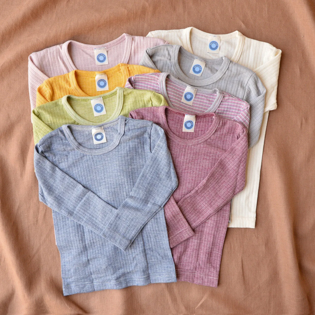 Child's Top Long Sleeve - Organic Cotton/Merino/Silk (1-12 years)