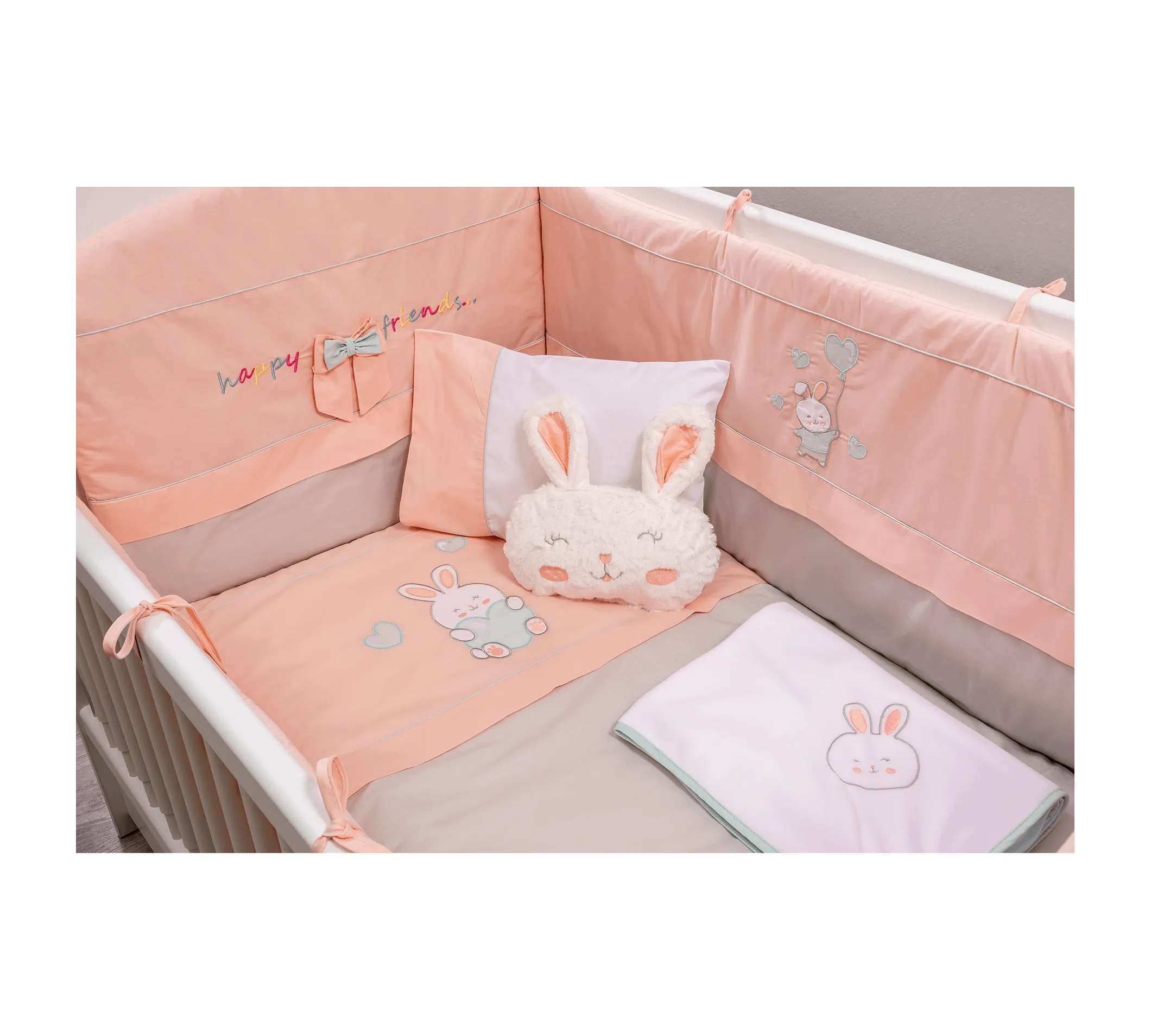 Cilek Baby Cotton Sl Convertible Baby Bed (With Parent Bed) (80X180 Cm)