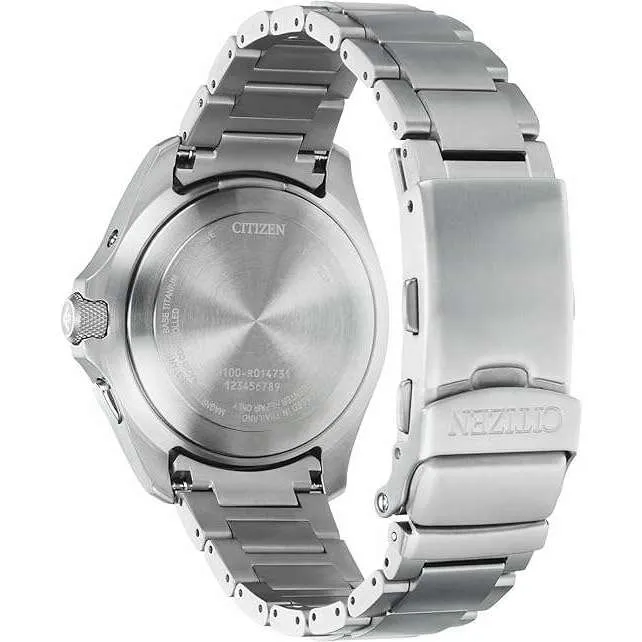 CITIZEN PROMASTER ECO DRIVE RADIO SOLAR BUSINESS SILVER MEN WATCH AT6080-53L