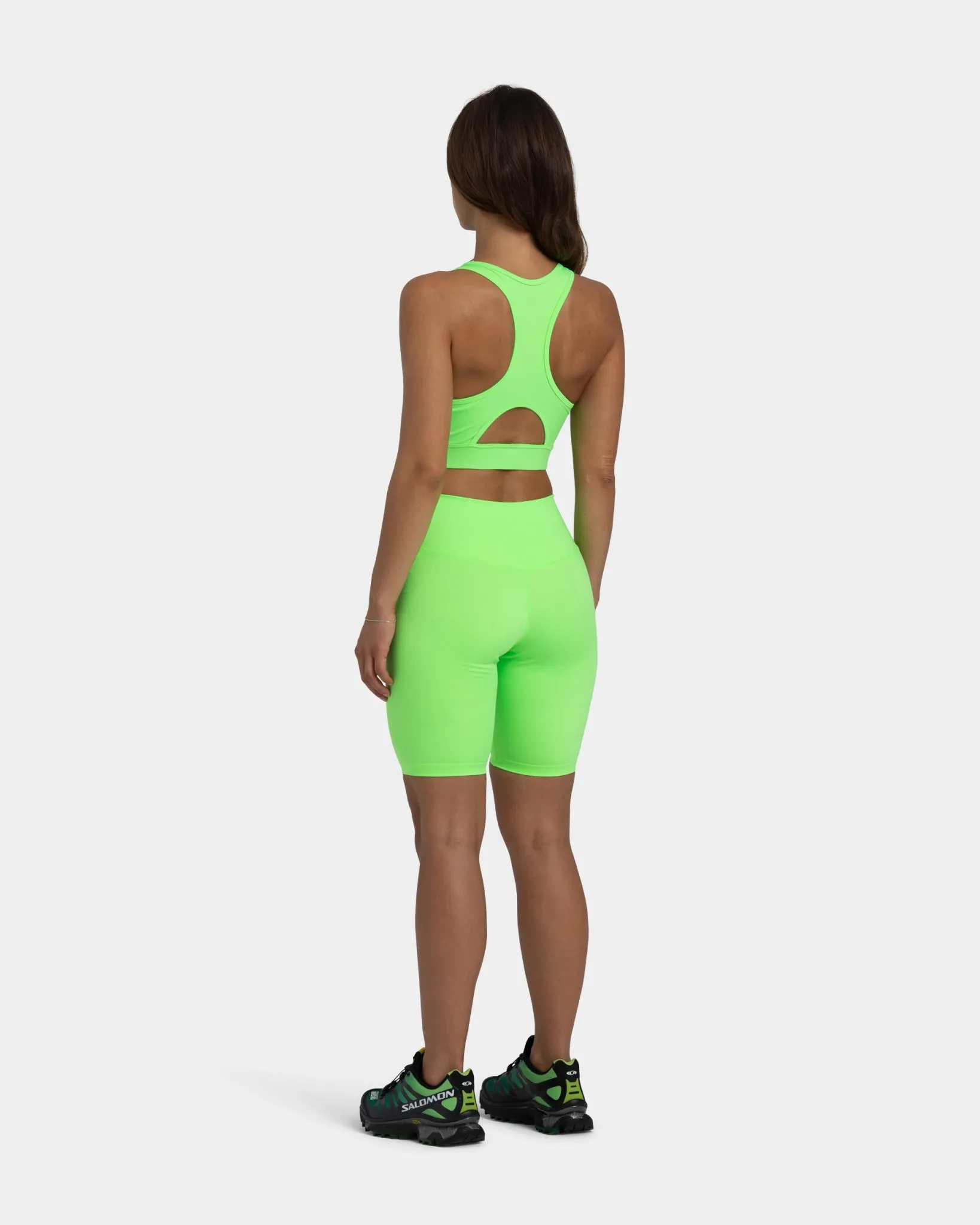 Classic Bike Shorts, Women - Neon Green