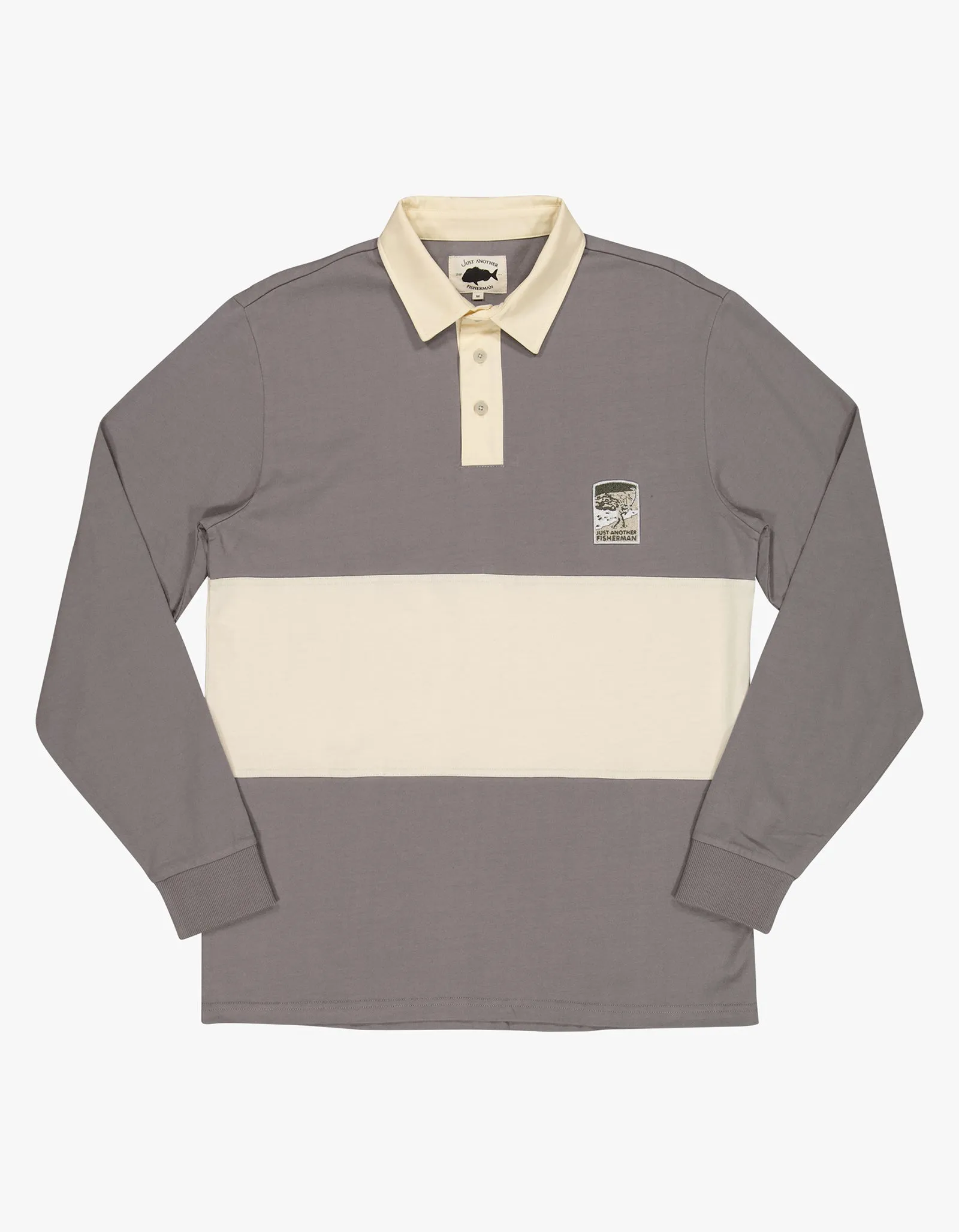 Coastal Cast Polo - Grey/Cream