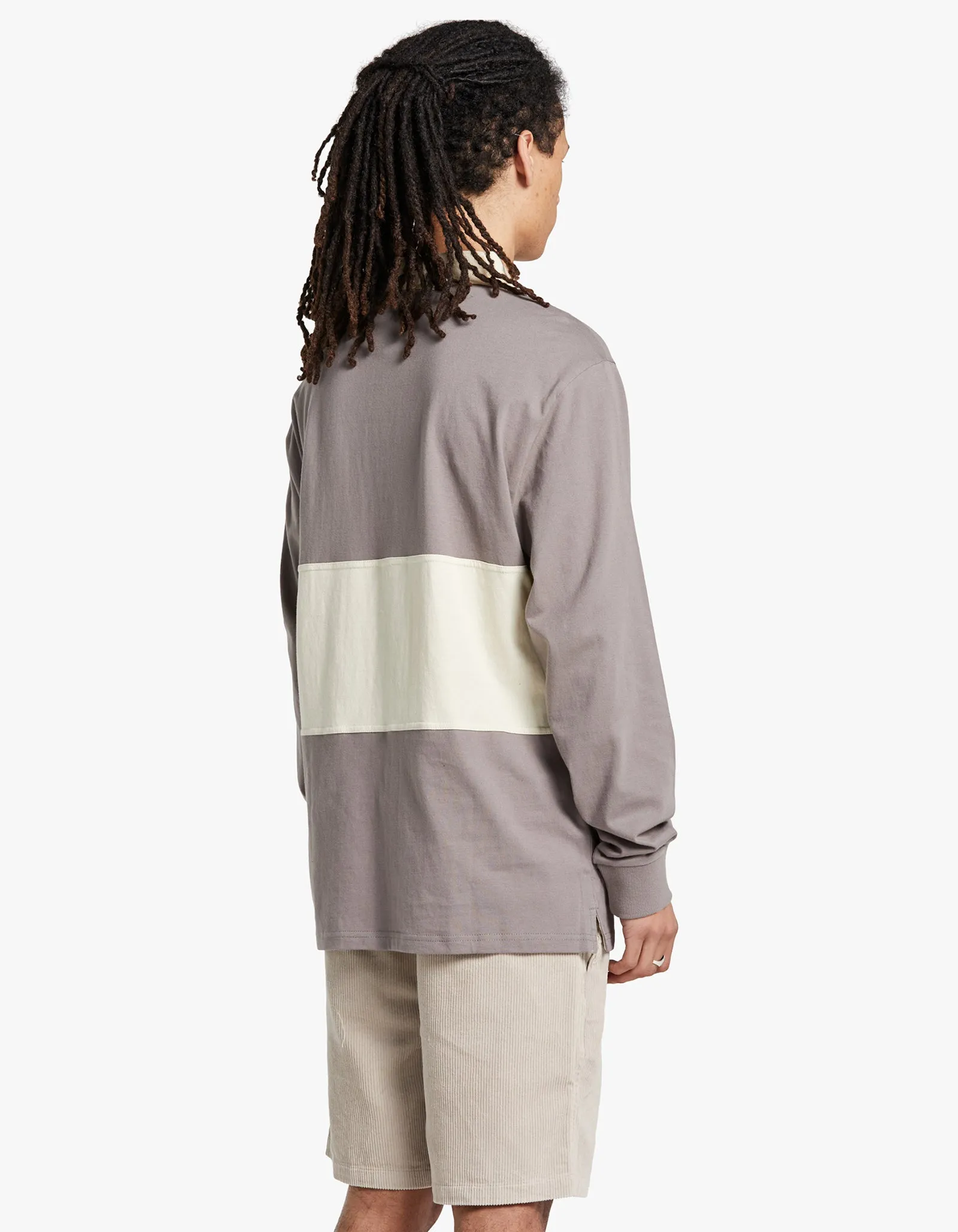 Coastal Cast Polo - Grey/Cream