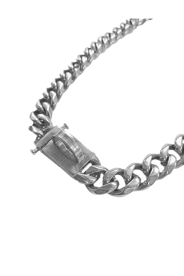 Collier Chain Necklace- Silver