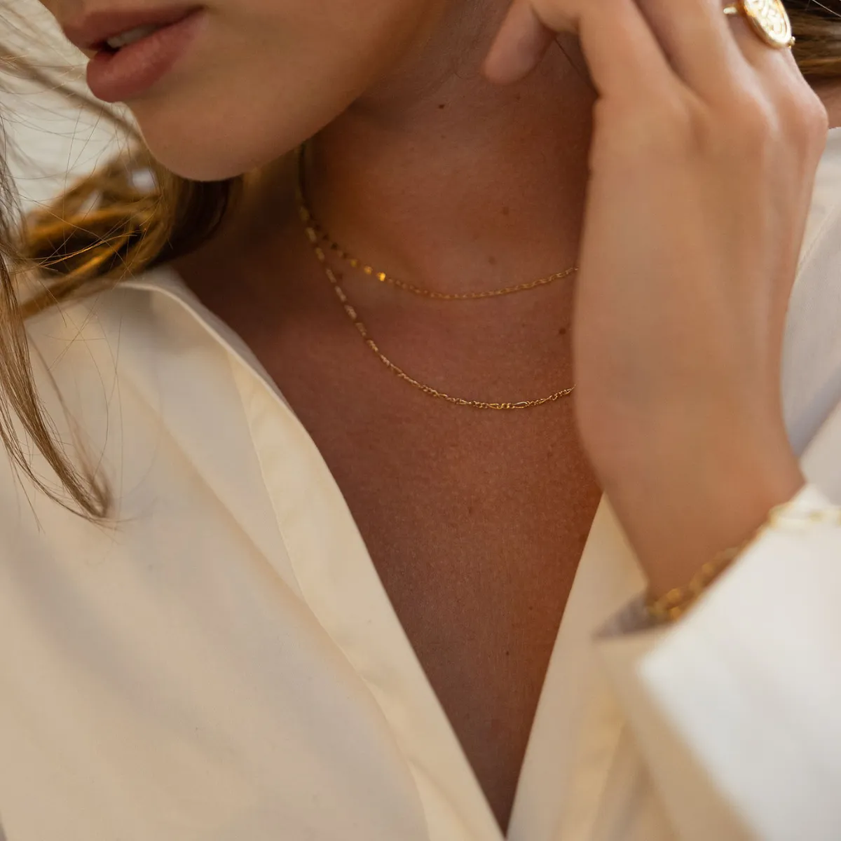 Dainty Street Breaker 14K Solid Gold