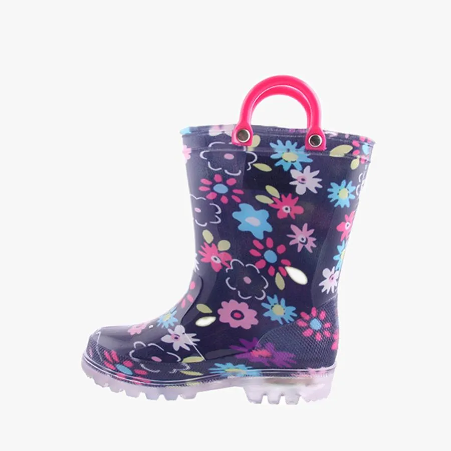 DAISY LIGHTS NAVY GUMBOOT