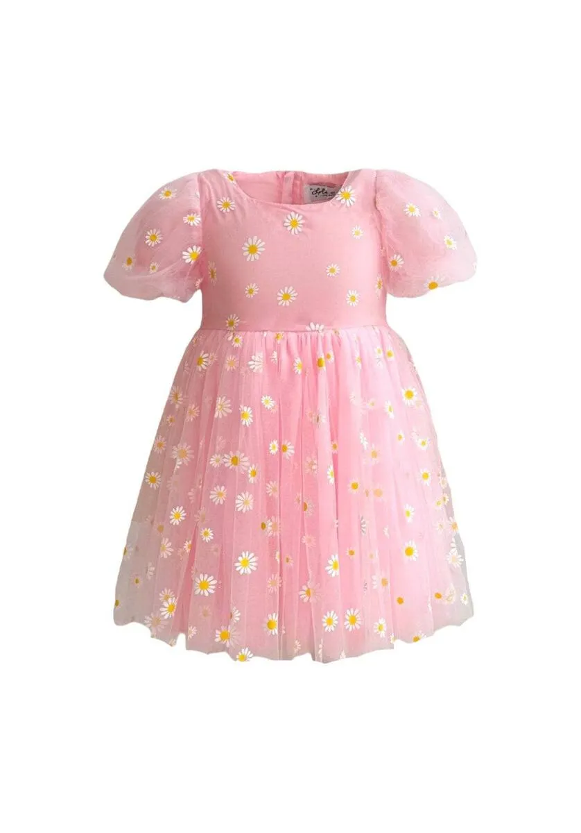 Daisy Puff Tulle Dress