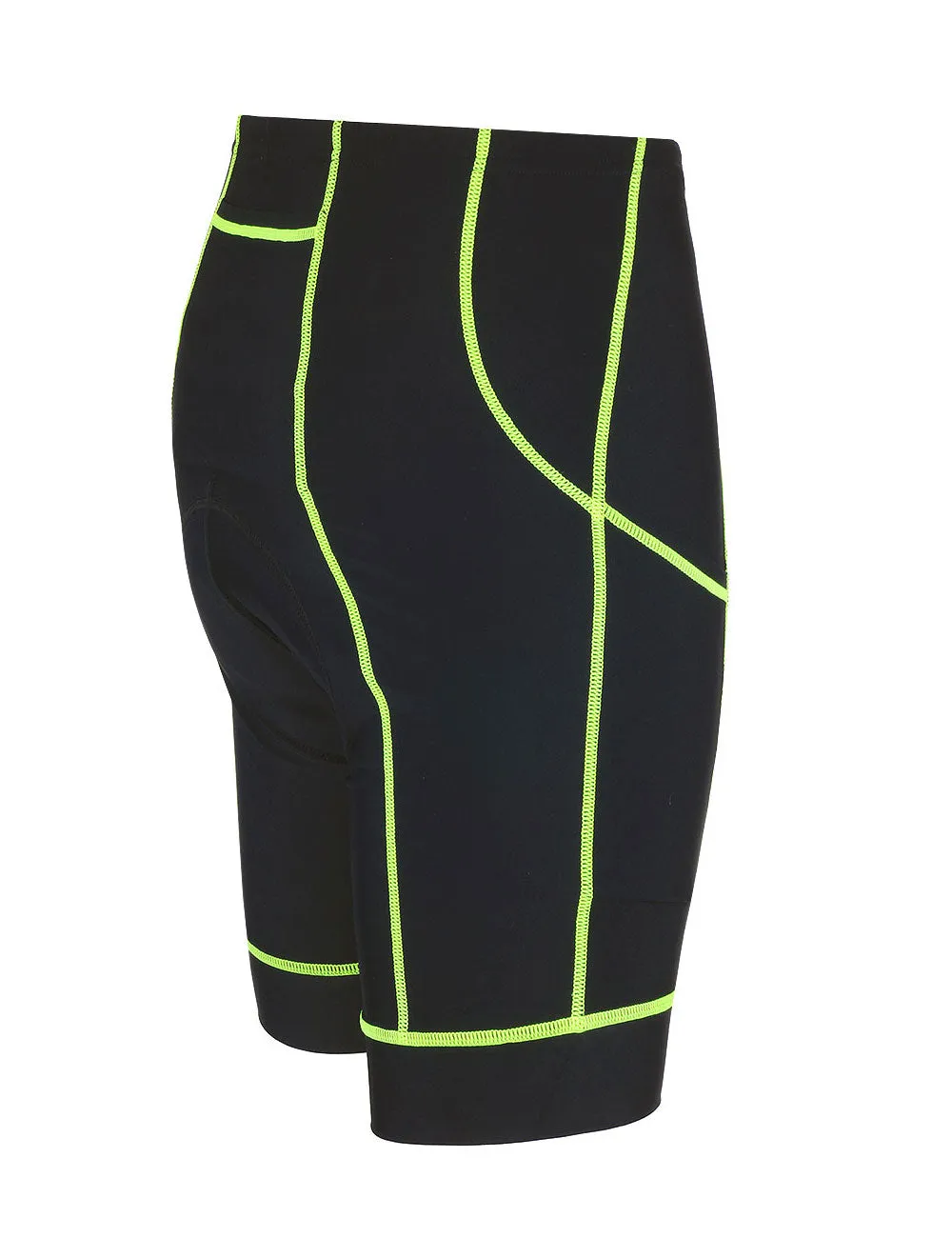 Damen Fahrradhose Kurz Pro Schwarz-Neon Setprodukt