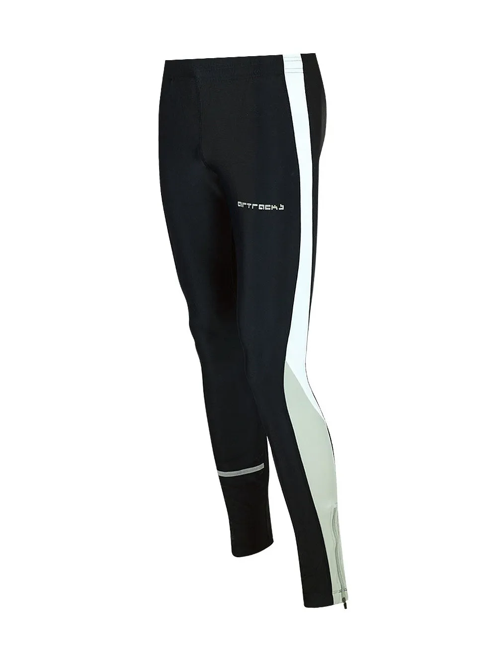 Damen Thermo Laufhose Tight Lang Schwarz Setprodukt