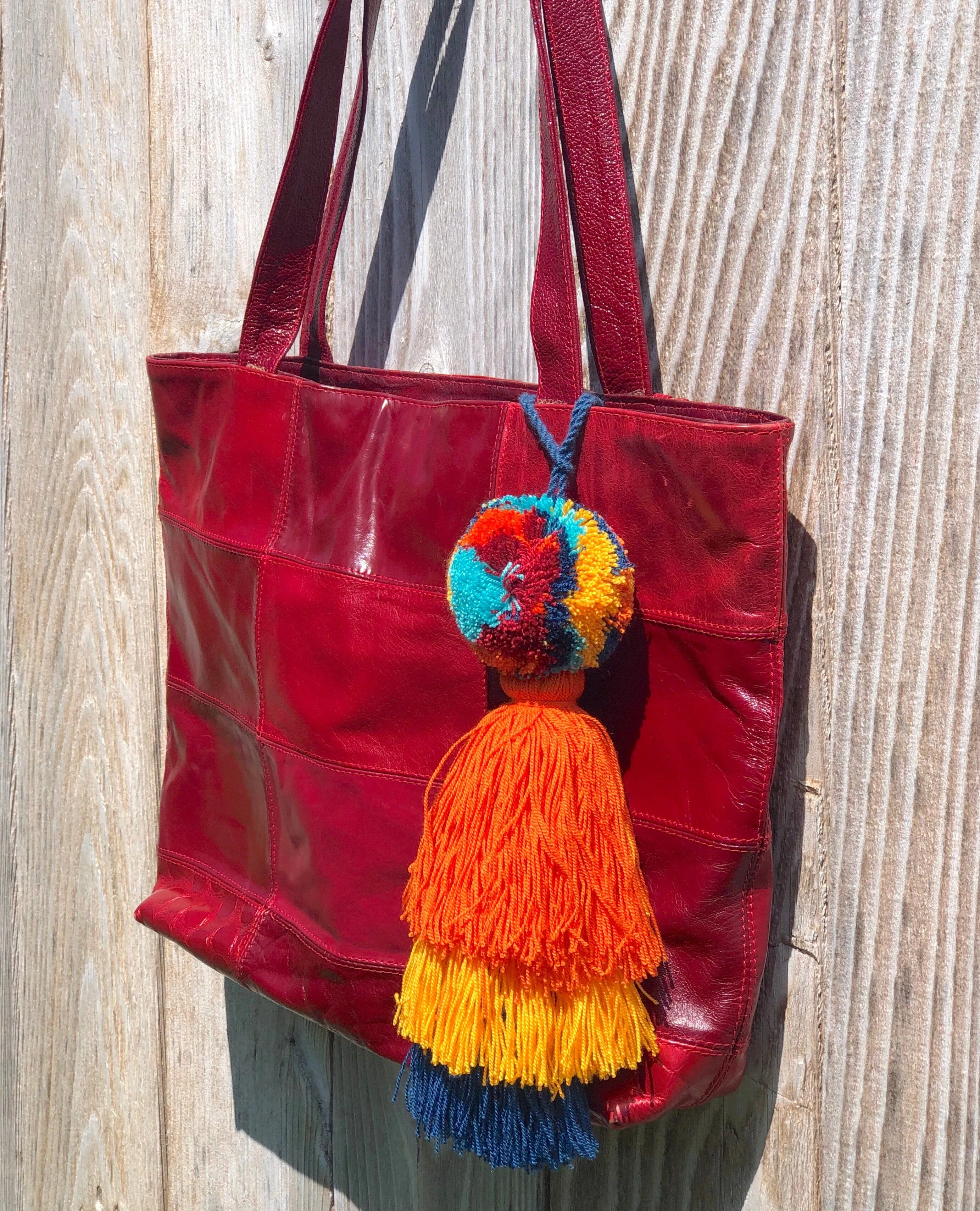 Desert Sunset Pompom/Tassel Bag Charms