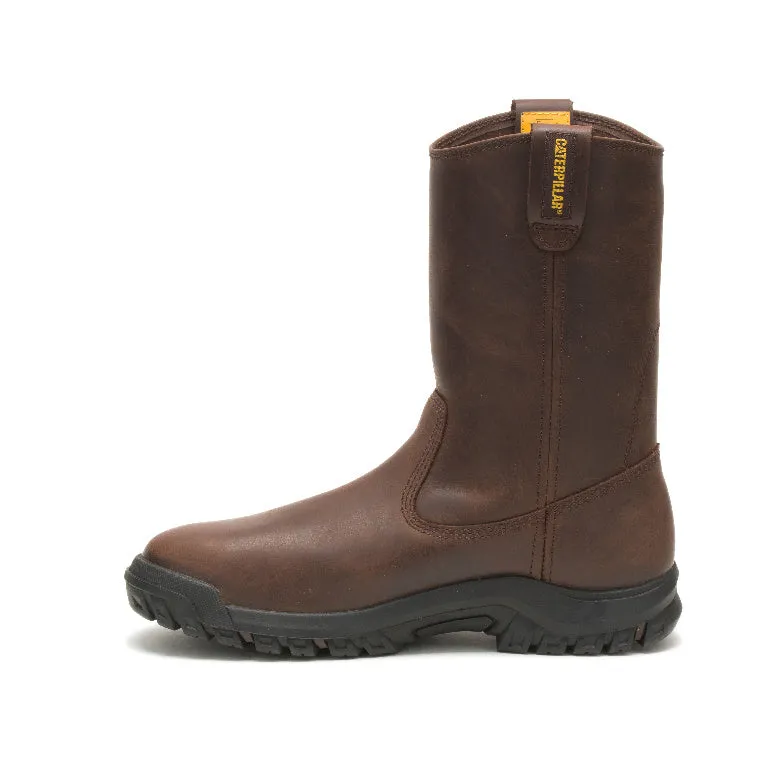 Drawbar Steel-Toe Pull On Work Boot Brown