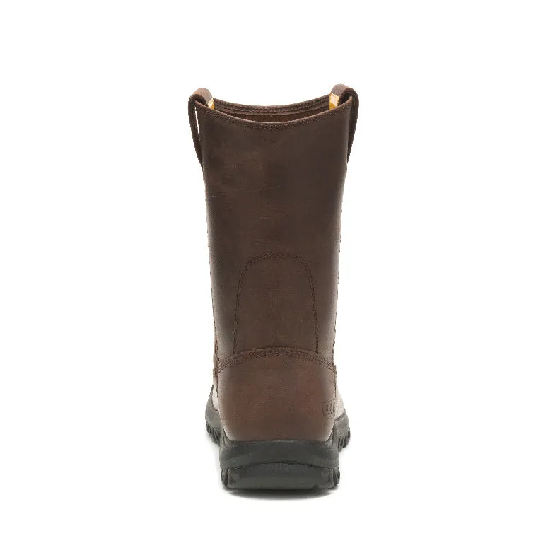 Drawbar Steel-Toe Pull On Work Boot Brown