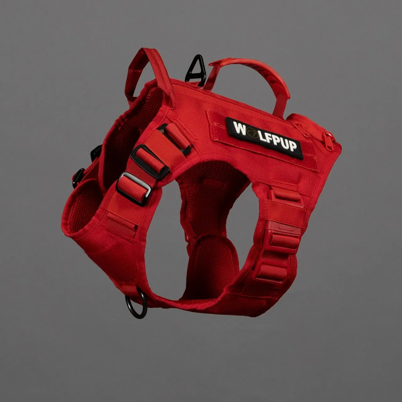 Elite Red Tactical Dog Vest Harness