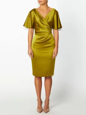 Ella Chartreuse Dress